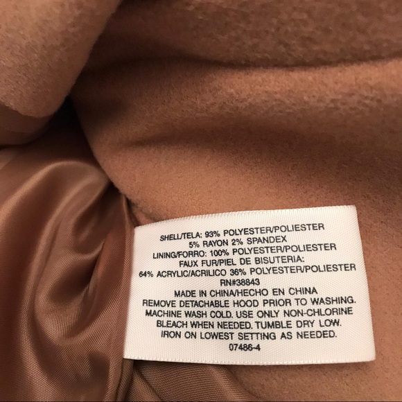 Tan jacket with hood - Picture 5 of 5